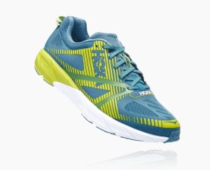 Hoka One One Men's Tracer 2 Running Shoes Blue/Light Green - AU HGEN